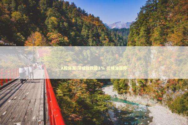 A股突发 深成指跌超3% 三桶油涨停