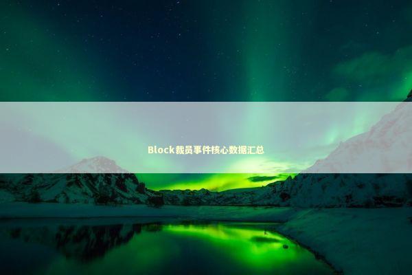 Block裁员事件核心数据汇总