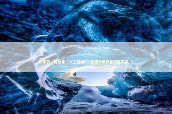 张学武：建议用“人工智能+”加速食品行业转型发展_3