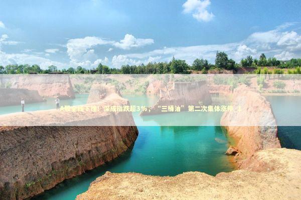 A股全线下挫！深成指跌超3%，“三桶油”第二次集体涨停_1