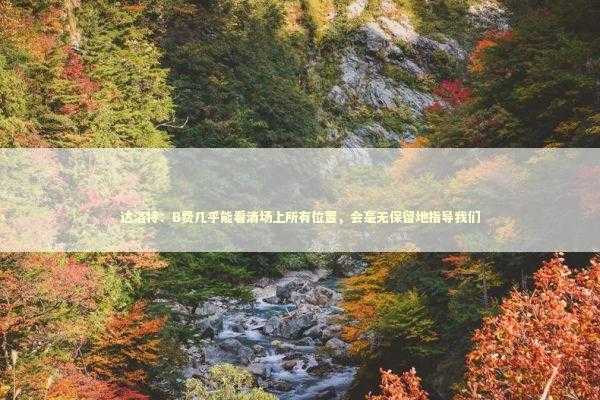 达洛特：B费几乎能看清场上所有位置，会毫无保留地指导我们