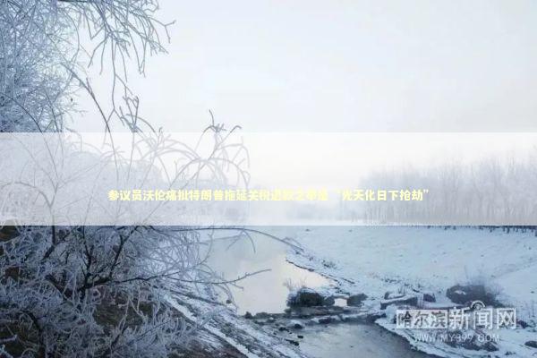 参议员沃伦痛批特朗普拖延关税退款之举是“光天化日下抢劫”