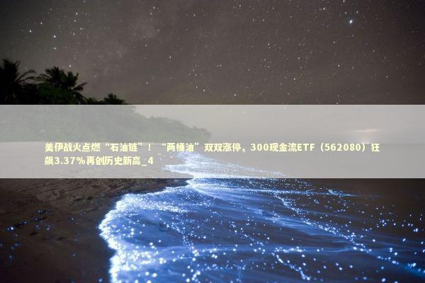 美伊战火点燃“石油链”！“两桶油”双双涨停，300现金流ETF（562080）狂飙3.37%再创历史新高_4