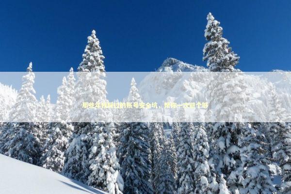 那些年我踩过的账号安全坑，帮你一次避个够 IT技术